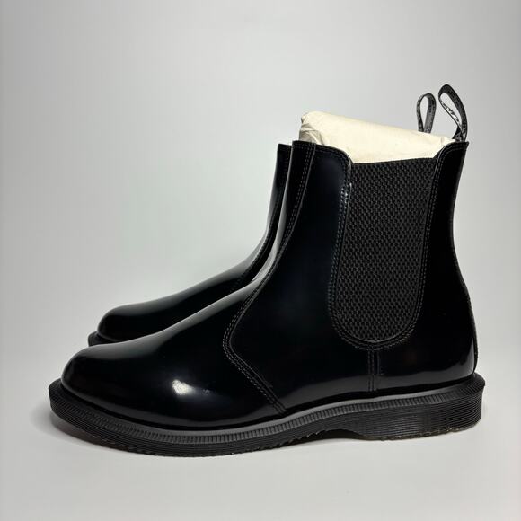 Dr. Martens Flora Women's Smooth Leather Chelsea Boots in Black - Picture 2 of 11